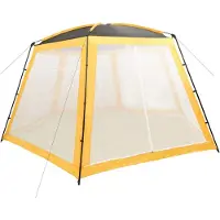 vidaXL Pool-Zelt Stoff 590x520x250 cm Gelb
