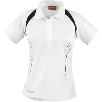 Result SPIRO S177F | Damen Team Spirit sports Poloshirt +Atmungsaktiv - Farbe: White/Navy - Größe: S (36)