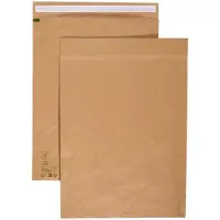 AroFAIR Polsterversandtaschen Typ 10, für Format A3, 340 x 475mm Innenmaß, braun, haftklebend, 50 Stück