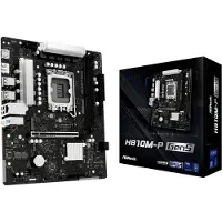 Asrock H810M-P Gen5, Intel, LGA 1851 (Socket V1), Intel Core Ultra (Series 2), DDR5-SDRAM, 128 GB, DIMM
