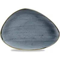 Churchill Livingstone Stonecast Blueberry Chefs Platte Dreieck, 35.5 x 18.8cm