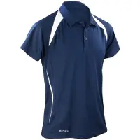 Result SPIRO S177M | Herren Team Spirit Polo / Atmungsaktiv - Farbe: Navy/White - Größe: L
