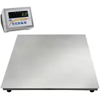 Pce Instruments Bodenwaage -SD 3000E SST bis 3.000 kg Ablesbarkeit 1 kg Edelstahl eichfähig netzbetrieben