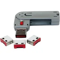 EXSYS EX-1114-r 4 x USB Schloss 1 Schlüssel