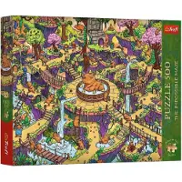 Trefl Puzzle Premium Plus Das unmö gliche Labyrinth: Lustiges Capybara 500 dlks
