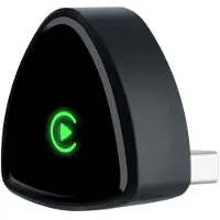 INF 2-in-1 Wireless CarPlay Adapter Kompatibel mit Apple: Kabelgebundene zu kabelloser Konnektivität Black