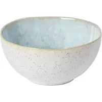 Casafina Eivissa Schale/Müslischale, innen meerblau, außen beige, gesprenkelt, D 16cm, 0,67L