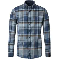 Casamoda Flanellhemd "Flanellhemd Langarm kariert"