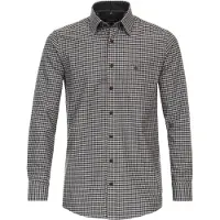 Casamoda Flanellhemd "Flanellhemd Langarm kariert"