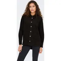 JDY Hemdbluse "JDYSHIRAZ L/S LONG SHIRT PNT NOOS" Baumwolle, loose fit