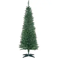 HOMCOM Weihnachtsbaum Christbaum Kunsttanne Tannenbaum mit Metallfuß