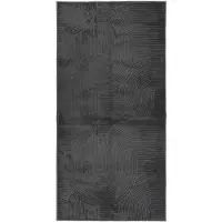 vidaXL Teppich IZA Kurzflor Skandi-Stil Anthrazit 100x200 cm