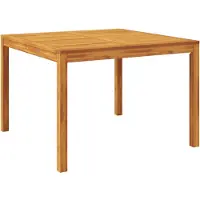 vidaXL Garten-Esstisch 110x110x75 cm Massivholz Akazie
