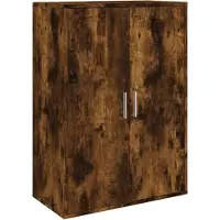 vidaXL Sideboard Räuchereiche 60x31x84 cm Holzwerkstoff