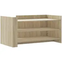 vidaXL Couchtisch Sonoma-Eiche 100x50x50 cm Holzwerkstoff