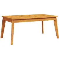 vidaXL Garten-Esstisch 100x55x45 cm Massivholz Akazie