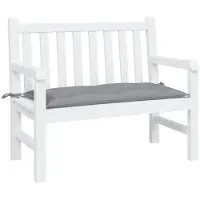 vidaXL Gartenbank-Auflage Grau 100x50x7 cm Oxford-Gewebe