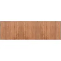 vidaXL Teppich Rechteckig Natur 60x200 cm Bambus