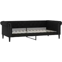 vidaXL Tagesbett Schwarz 80x200 cm Kunstleder