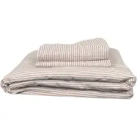 Town & Country Bettwäsche Newport Stripe Rosewood Baumwolle-200 x 220 cm