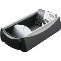 HAN 2000-13, Polystyrene, Schwarz, 500 Karten, 120 mm, 245 mm, 80 mm