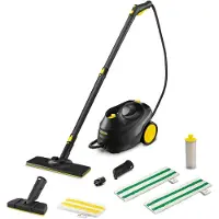 Kärcher SC 3 EASYFIX GO!FURTHER Dampfreiniger 1900W max3.5bar ca.75m² 1L 2Stufen +Zubehör schwarz