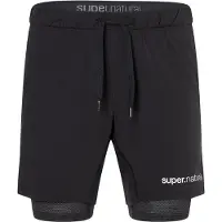 Super.natural - Double Layer Shorts - Shorts Gr 56 - XXL schwarz