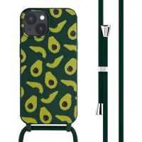IMoshion SilikonHülle design mit Band iPhone 15 - Avocado Green