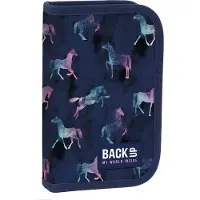 Derform Pferde Federtasche gefüllt mit 22 Teilen Federmäppchen Federmappe Mäppchen Pony