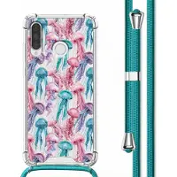IMoshion Huawei P30 Lite Hülle - Kunststoff - - Backcover/Hülle mit Band/Soft Case - Bunt