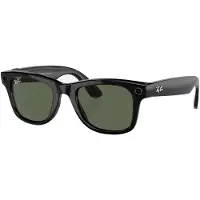 Ray Ban RayBan Meta Wayfarer Gen1 AI Glasses Size L - Shiny Black/G15-Green