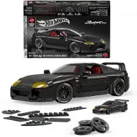 Hot Wheels Brick Shop Hot Wheels ’94 Toyota Supra MKIV-Bauspielzeugset (824 Teile), für Sammler, Bausatz, 10 Jahr(e), Kunststoff, 824 Stück(e), 1,57 kg