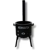 Grillpeter Utschak Asamat mit Abzugsrohr Ø40 cm Feuerofen für Kazan 10-12 Liter Uchag