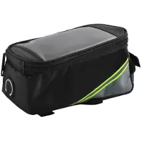ISO Fahrradtasche spritzwassergeschützt für Smartphones bis 5,5 Zoll mit Touchscreen-Bedienung Grau