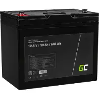 Green Cell LiFePO4 Akku (50Ah 12.8V 640Wh) Batterie Marina 12V Photovoltaikanlage BMS für Reisemobil Wohnmobil Caravan Boat Boot Golfwagen Trolley jachht Segelboot Schiffen Solarbatterie