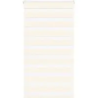 vidaXL Doppelrollo Marmorbeige 80x100 cm Stoffbreite 75,9 cm Polyester