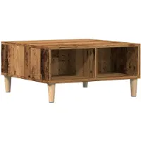 vidaXL Couchtisch Altholz-Optik 60x60x30 cm Holzwerkstoff