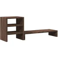 vidaXL Monitorständer mit Schreibtisch-Organizer Sonoma-Eiche