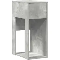 vidaXL Computerschrank mit Schublade Betongrau 30x44x74 cm