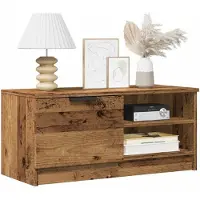 vidaXL TV-Schrank Altholz-Optik 80x35x36,5 cm Holzwerkstoff