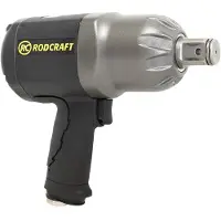 Rodcraft Druckluft-Schlagschrauber RC2405, Vierkant 1, max. Lösemoment 2300 Nm, 5760 U/Min, 3-stufige Leistungsreduzierung beim Anziehen, wiegt nur 3