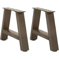 vidaXL Couchtischbeine A-Form 2 Stk. 40x(30-31) cm Stahl