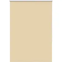 vidaXL Verdunkelungsrollo Beige 110x150 cm Stoffbreite 105,7 cm
