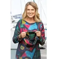 DW-Shop Baumwoll-Shirt in Druck grün in Größe 40/42 von , Grün, 40/42