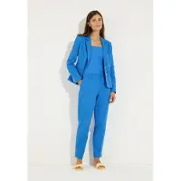 More & more leicht taillierter, femininer Blazer in blue | Gr.: 36