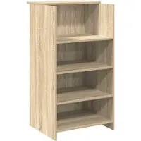 vidaXL Empfangstresen Sonoma-Eiche 55 x 50 x 103,5 cm Holzwerkstoff