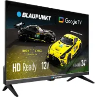 Ginza.se 24HCG4000S 24-Zoll 12 V Smart TV mit DVB-C/S/S2/T/T2 HEVC Tuner 2X HDMI Schwarz