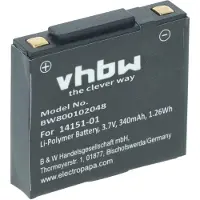 VHBW Akku kompatibel mit GN Netcom GN9125, GN-NORDKOM GN9120 Wireless Headset Kopfhörer (340 mAh, 3,7 V, Li-Polymer)