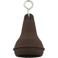 Combicraft Hotelschlüsselanhänger Mayfair mit offenem Boden 41x70mm Braun - 10 Stück