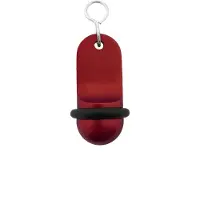 Combicraft Mini Classic Rot Aluminium Hotel Schlüsselanhänger 60x25 mm - 5 Stück
